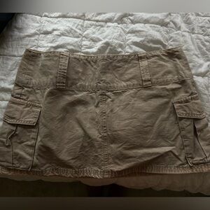 Zara Tan Cargo Skirt